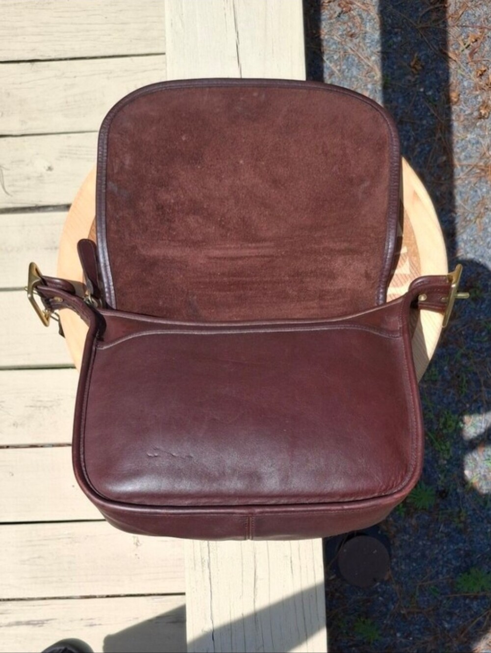 Vintage 2000 Coach Mahogany Glove Tanned Leather Patricia's Legacy Bag #9951 - Picture 11 of 16